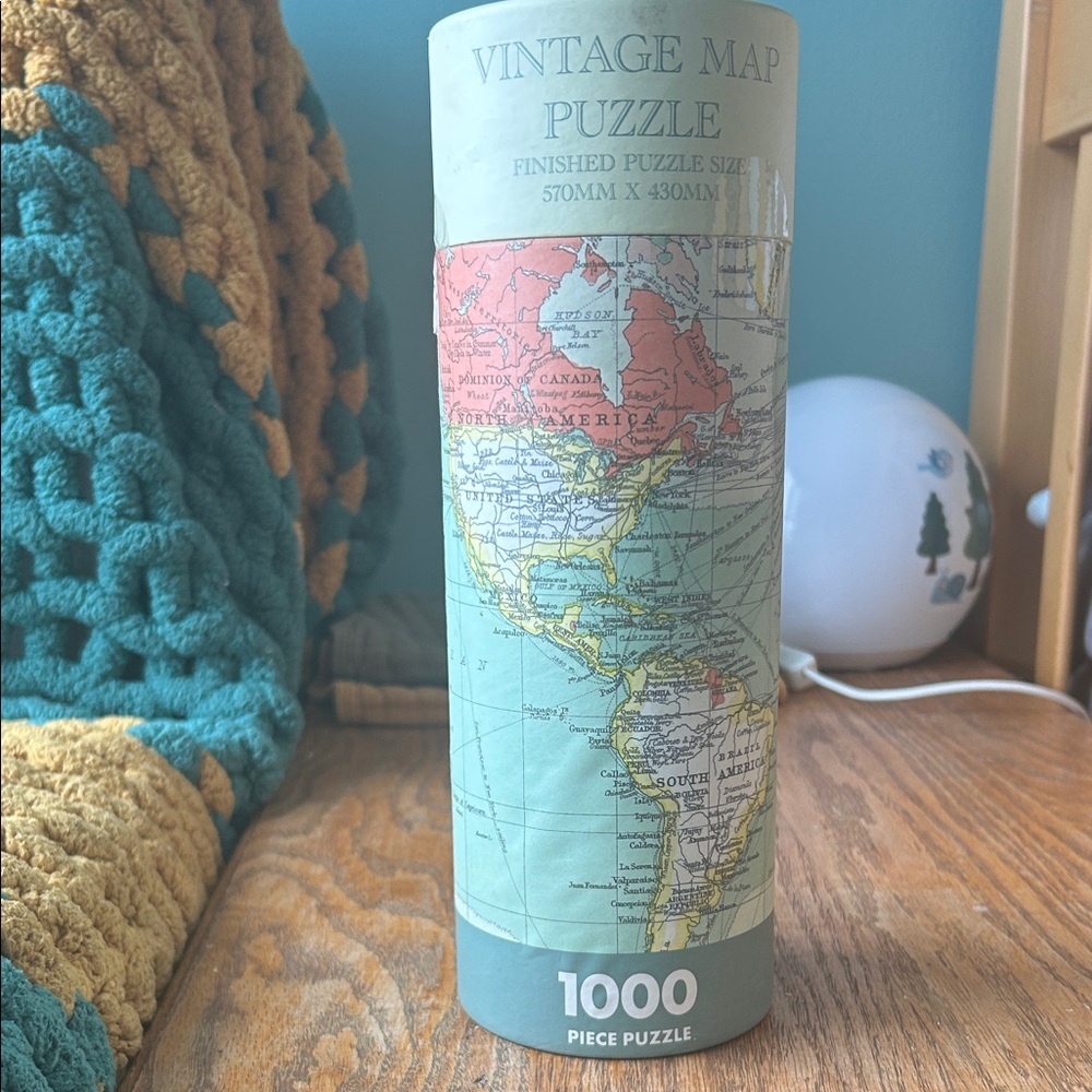 BNIB - Robert Frederick Vintage Style World Map Puzzle - 1000 Pieces - from UK. - Picture 2 of 3